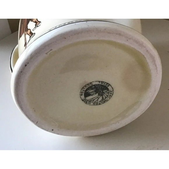 Royal Doulton Isaac Walton Ware Fisherman Jug. Circa 1910 - Picture 6 of 7